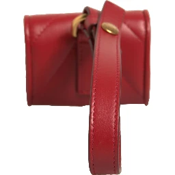 Black Leather Devotion Heart Strap Airpod Case