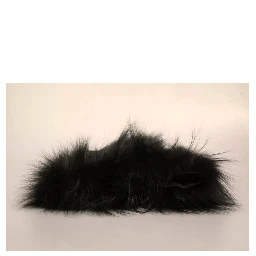 Black Fur Shoulder Collar Wrap Shawl Scarf