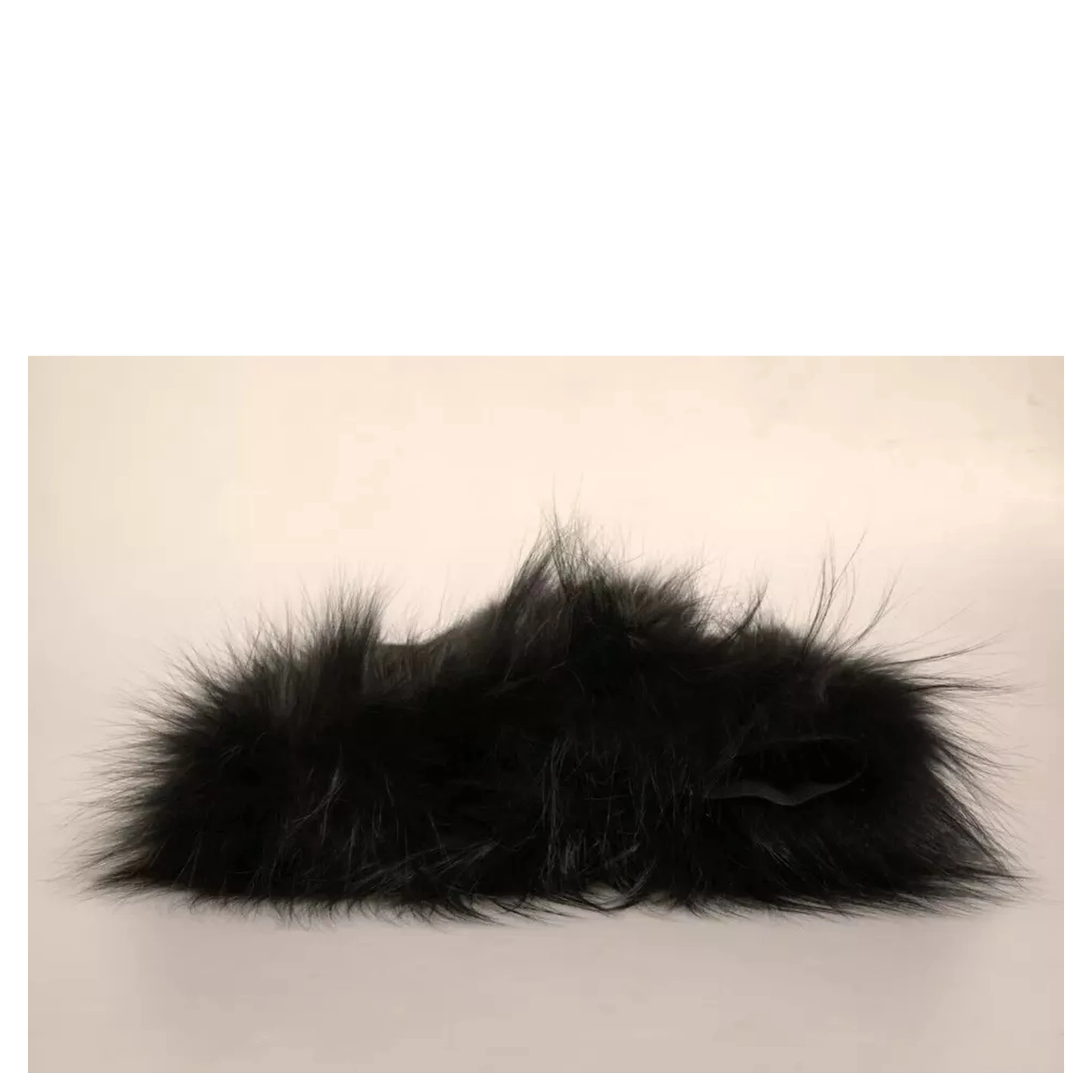 Black Fur Shoulder Collar Wrap Shawl Scarf