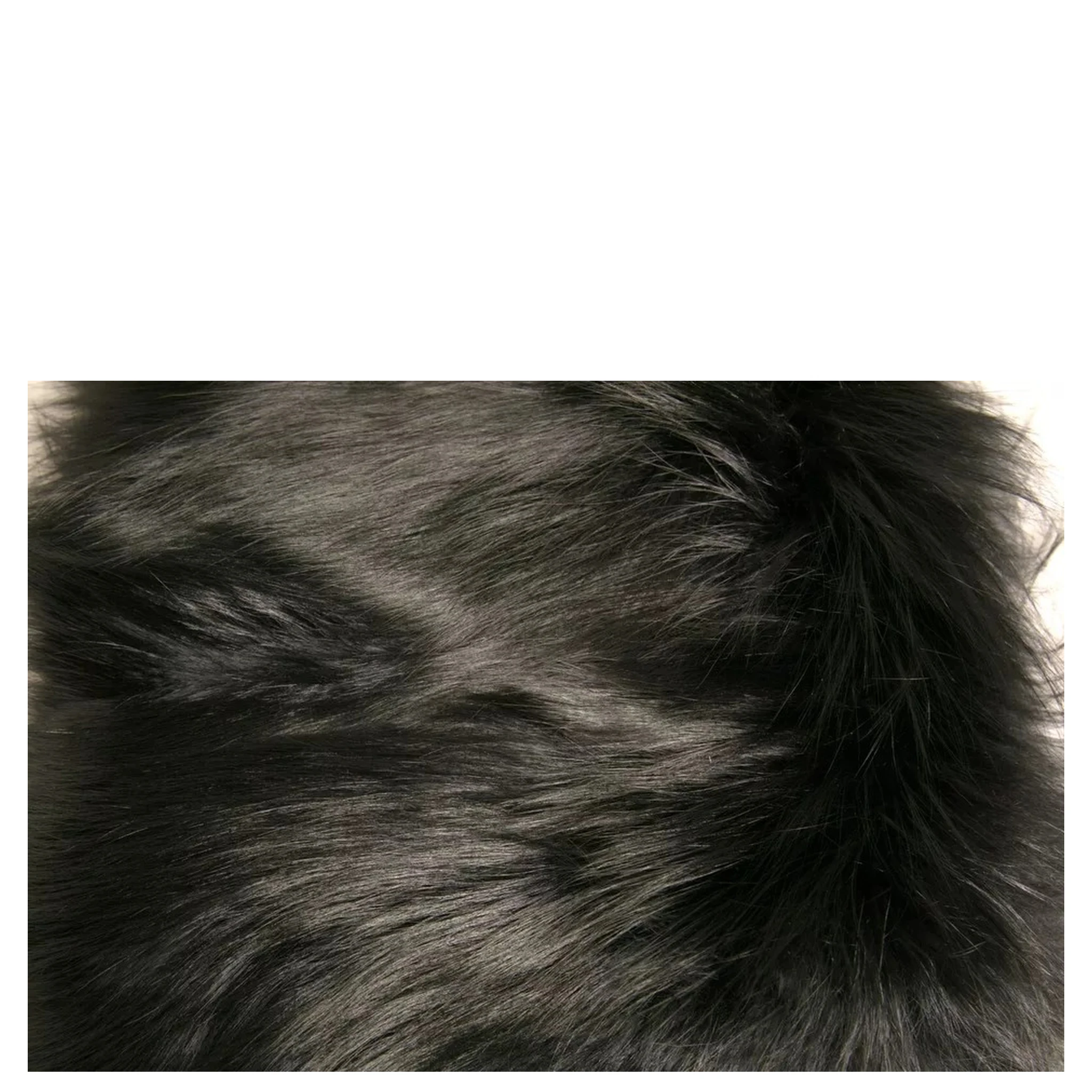 Black Fur Shoulder Collar Wrap Shawl Scarf