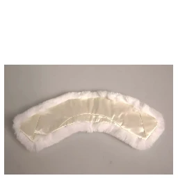 White Fur Shoulder Collar Wrap Shawl Scarf