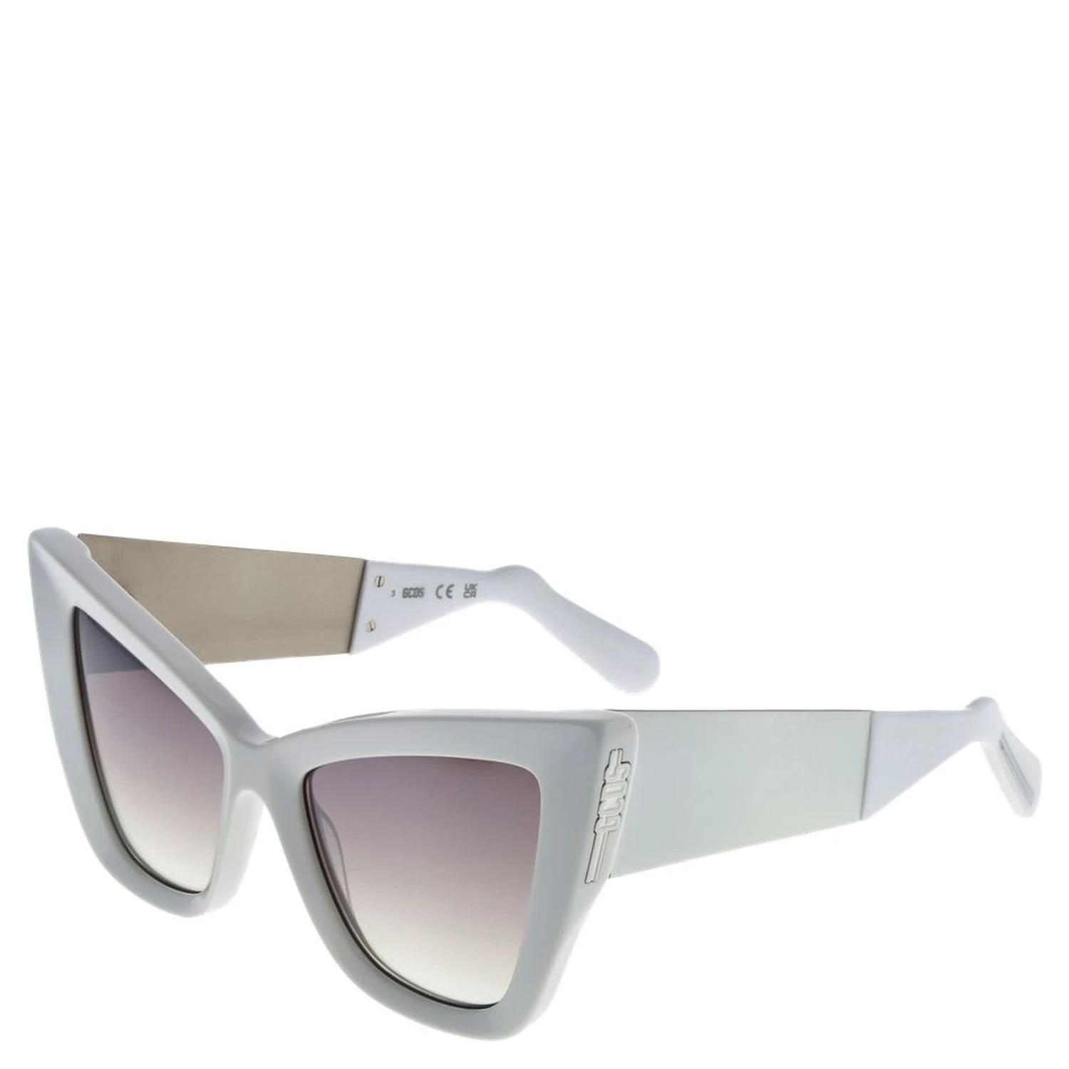 White Acetate Sunglasses