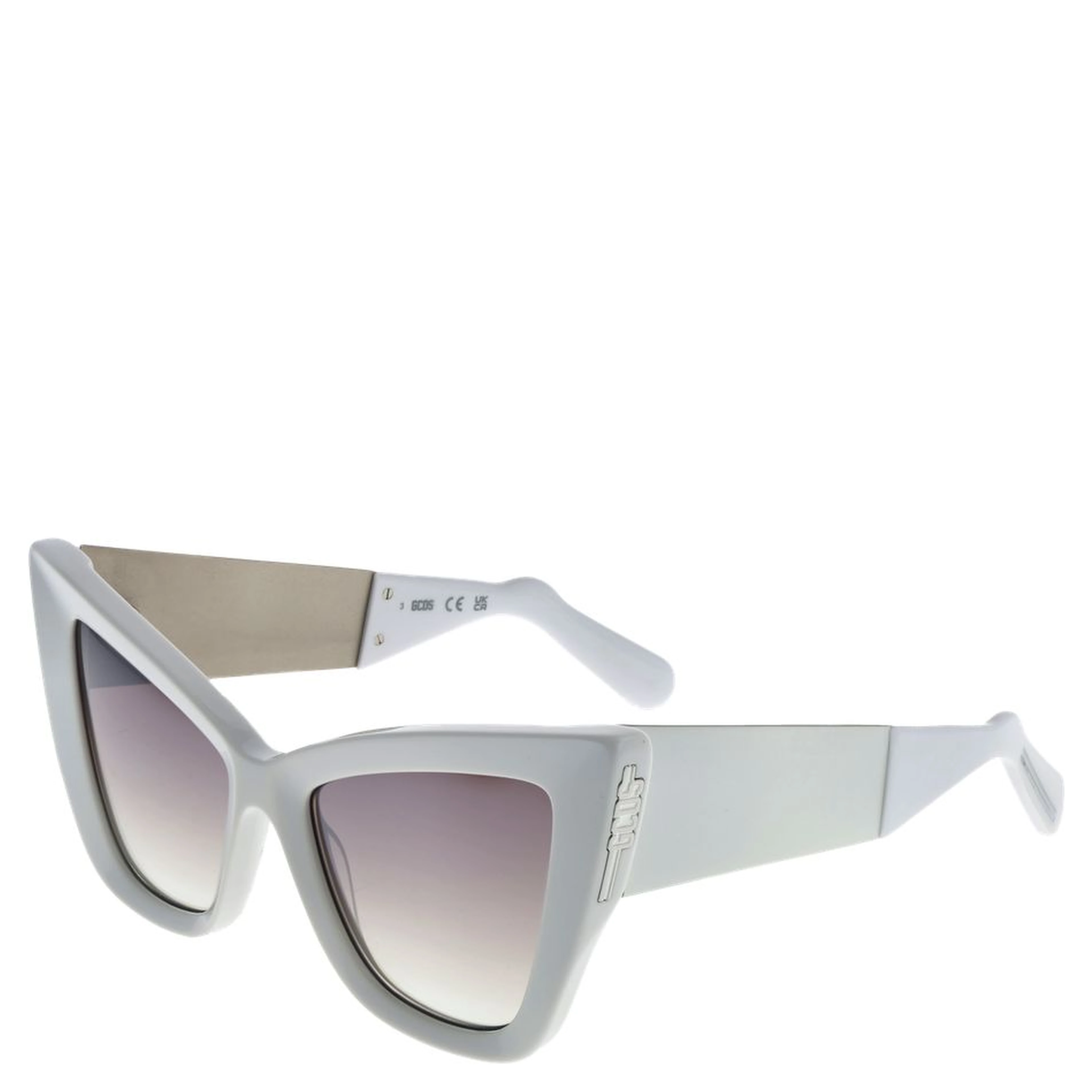 White Acetate Sunglasses