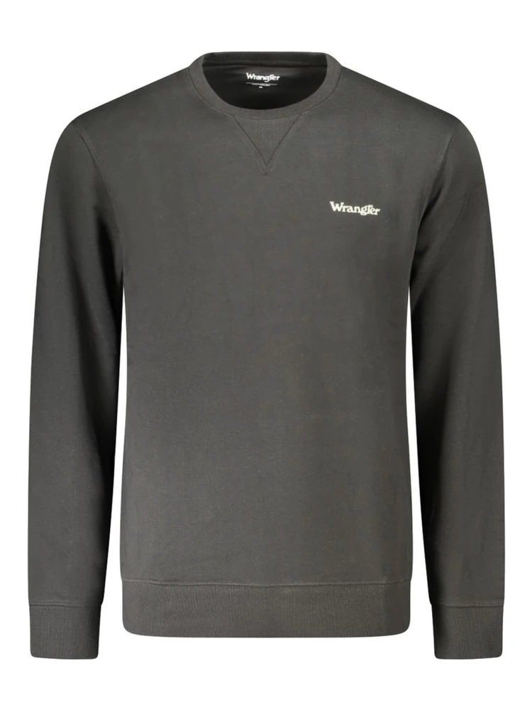 Black Cotton Sweatshirt