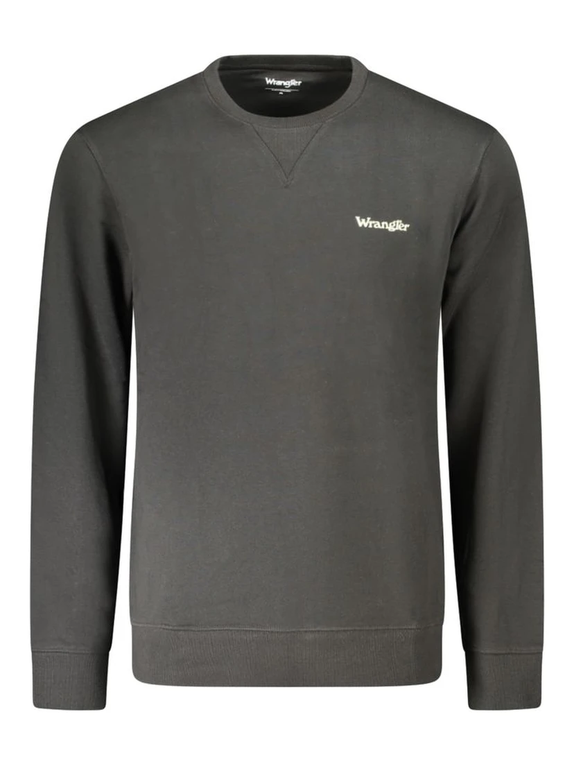 Black Cotton Sweatshirt
