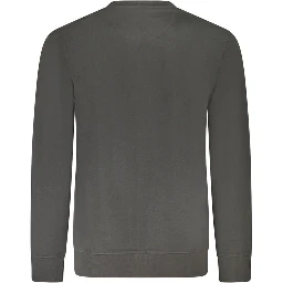 Black Cotton Sweatshirt