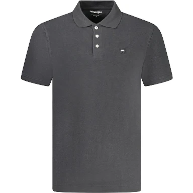 Black Cotton Polo Shirt
