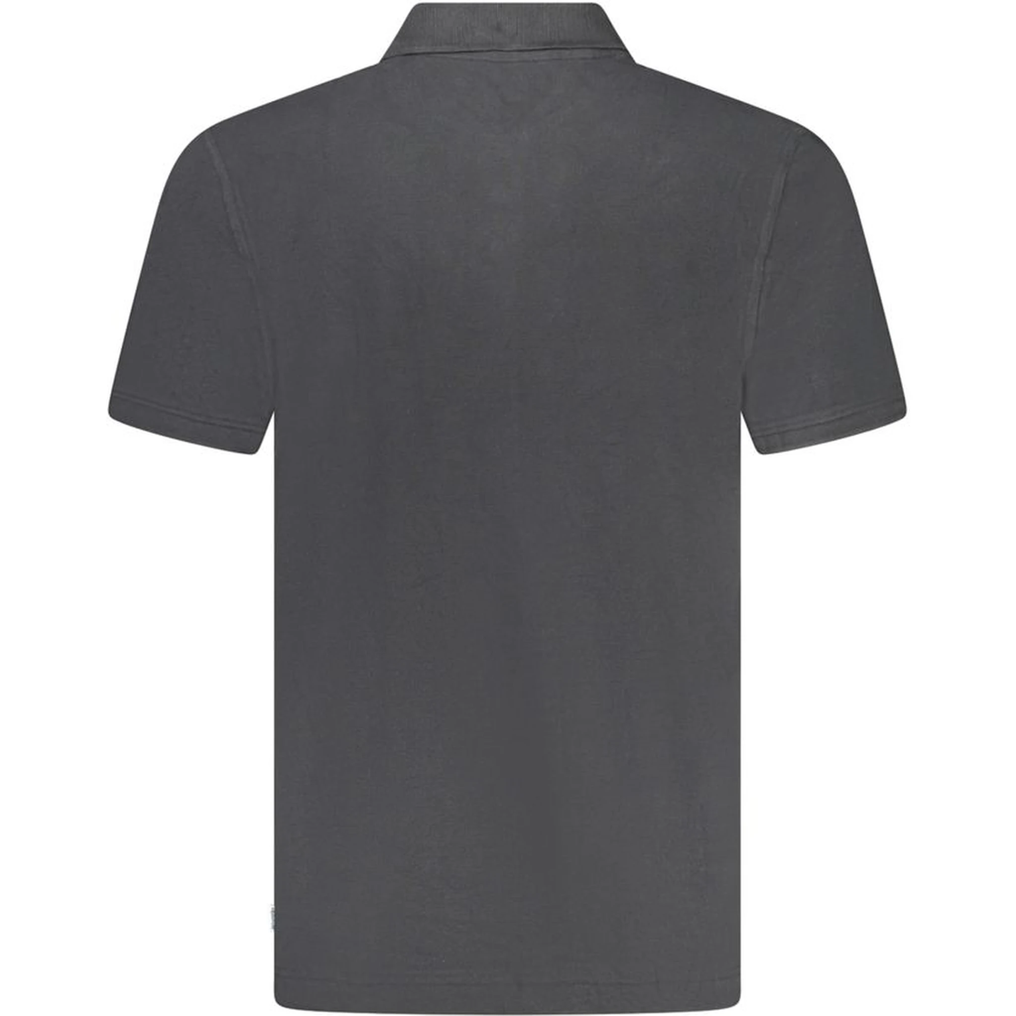 Black Cotton Polo Shirt