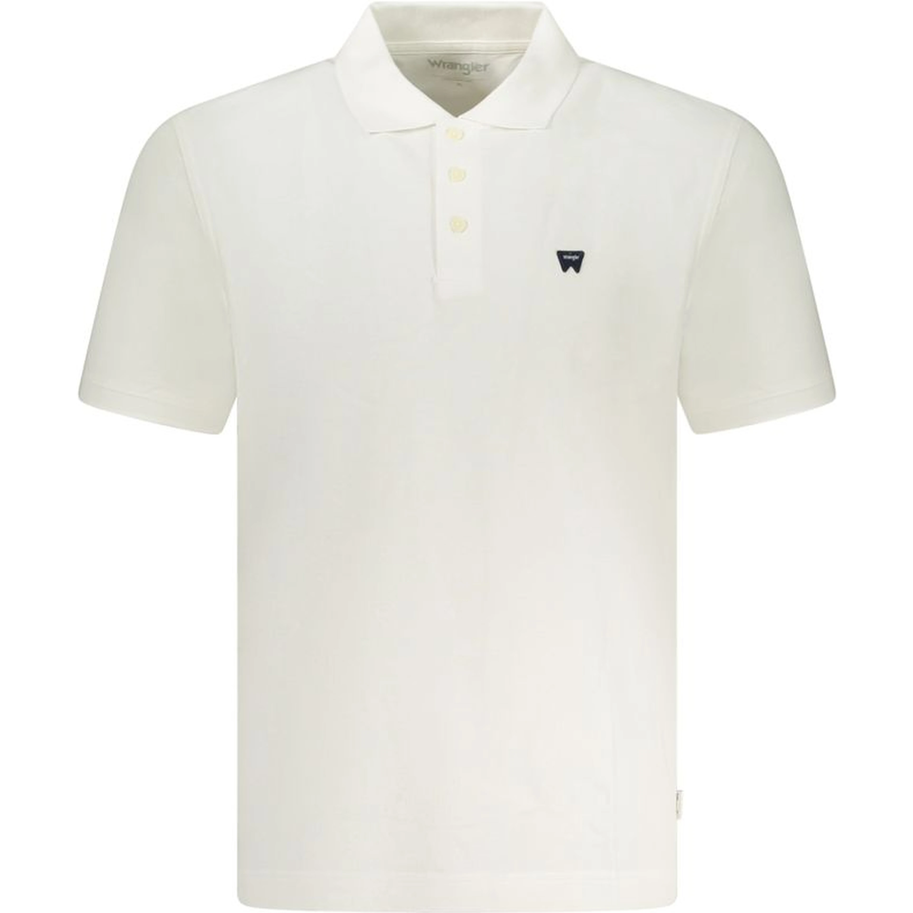 White Cotton Polo Shirt