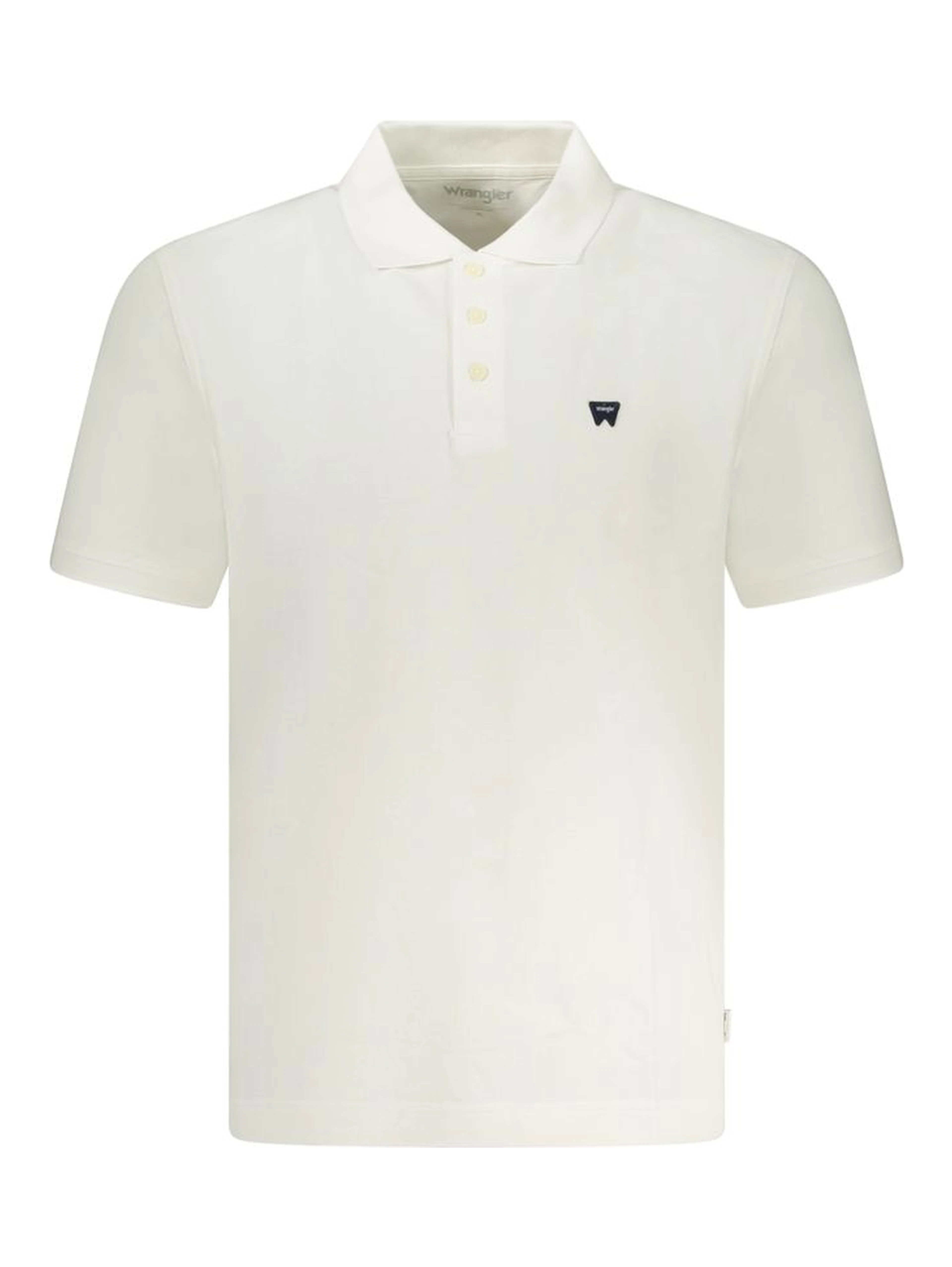 White Cotton Polo Shirt