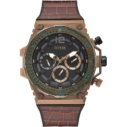 Brown Synthetic Dress Watch