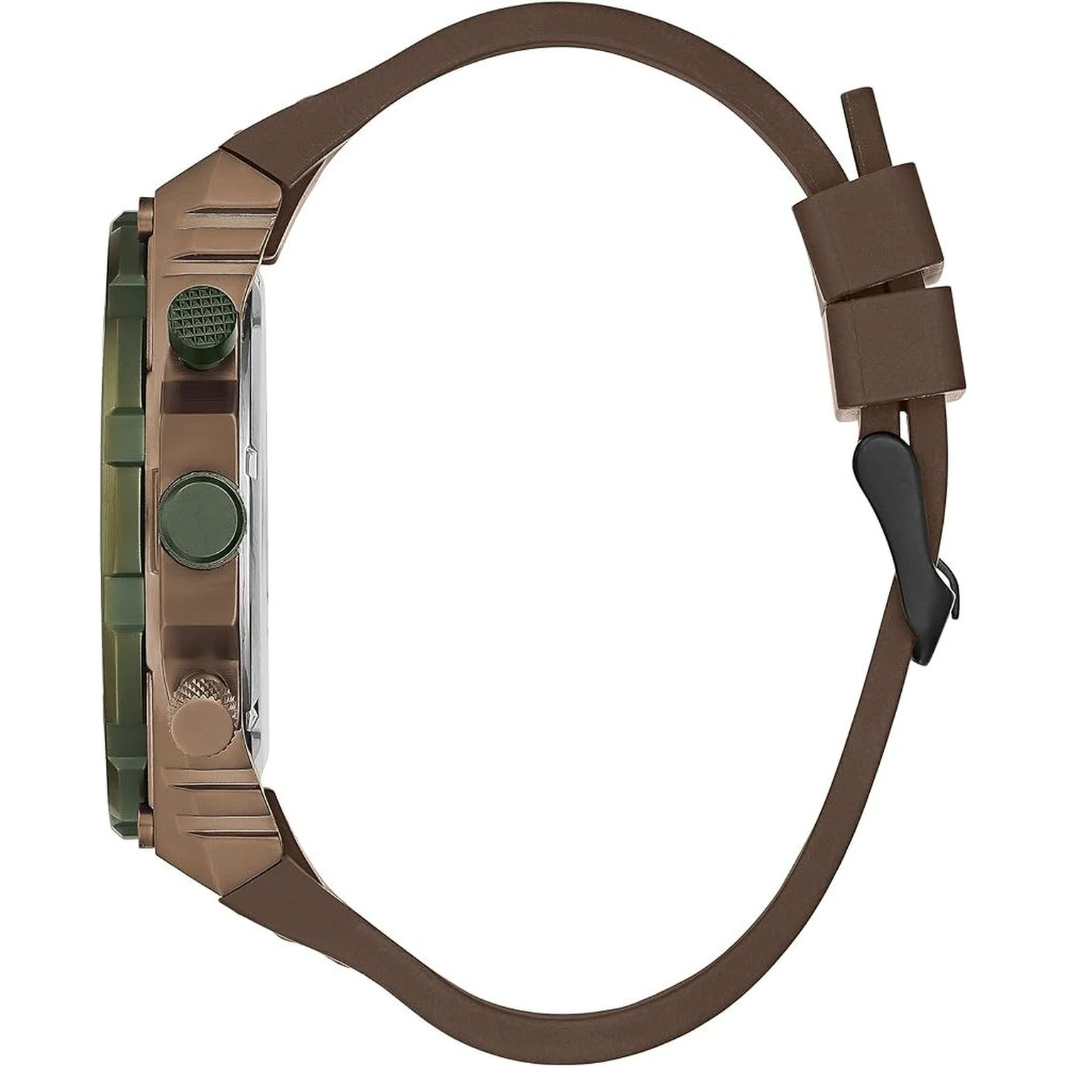 Brown Synthetic Dress Watch