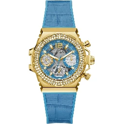 Blue Synthetic Sport Watch