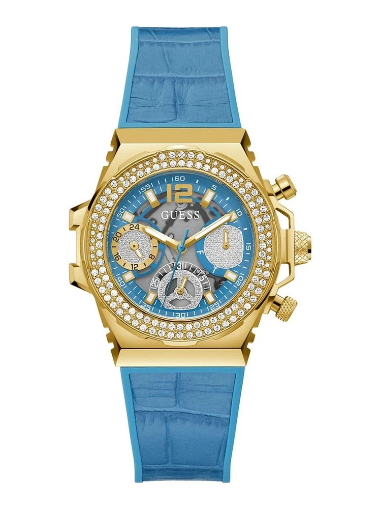 Blue Synthetic Sport Watch