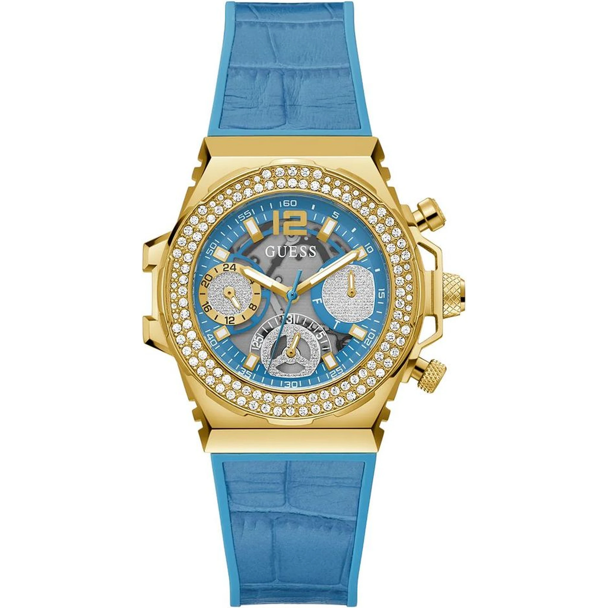 Blue Synthetic Sport Watch