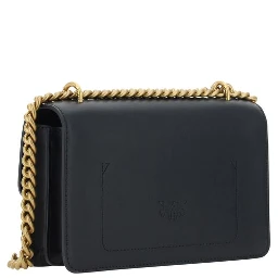 Black Calf Leather Bos Taurus Shoulder Bag