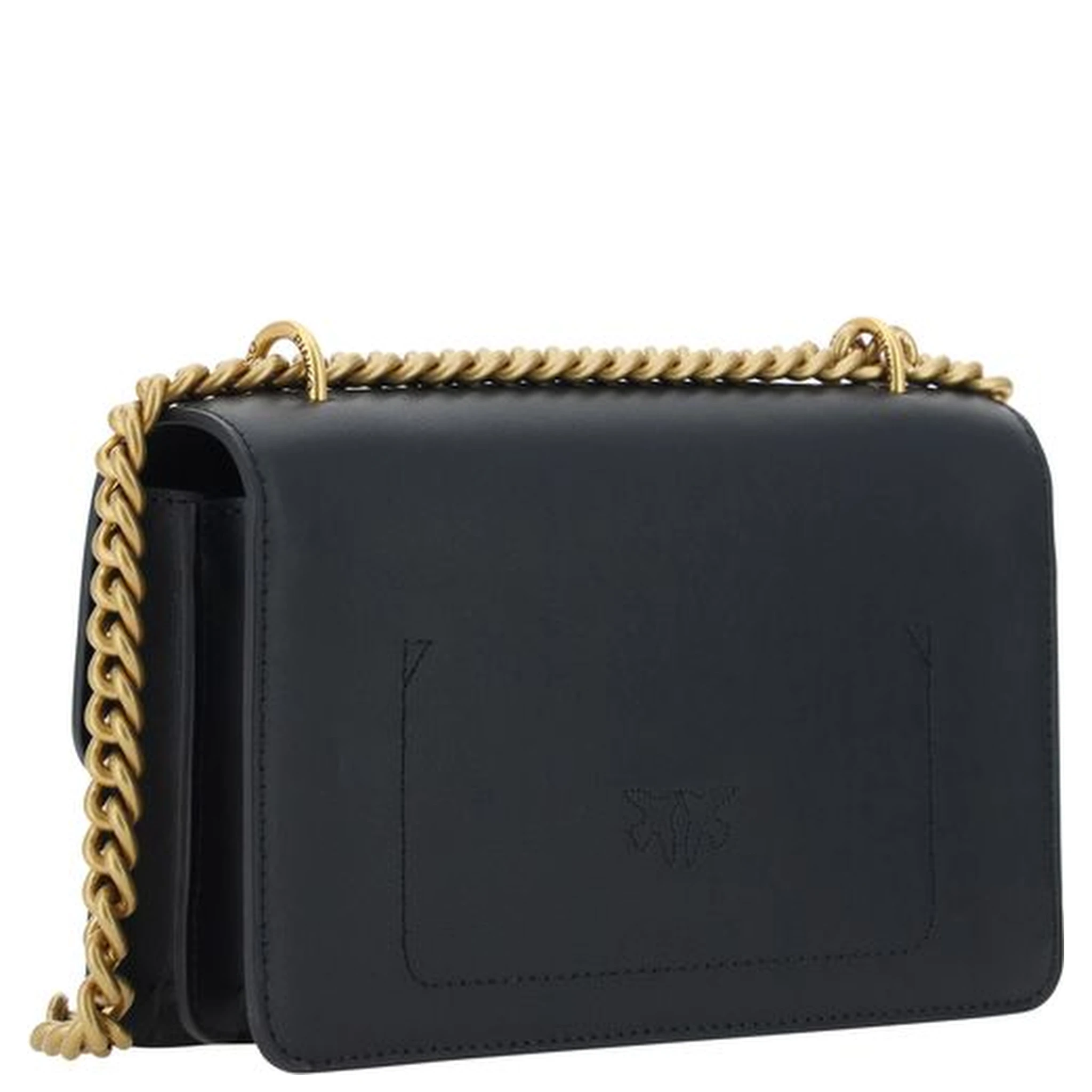 Black Calf Leather Bos Taurus Shoulder Bag