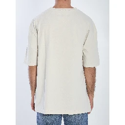 T-shirt with embroidered logo