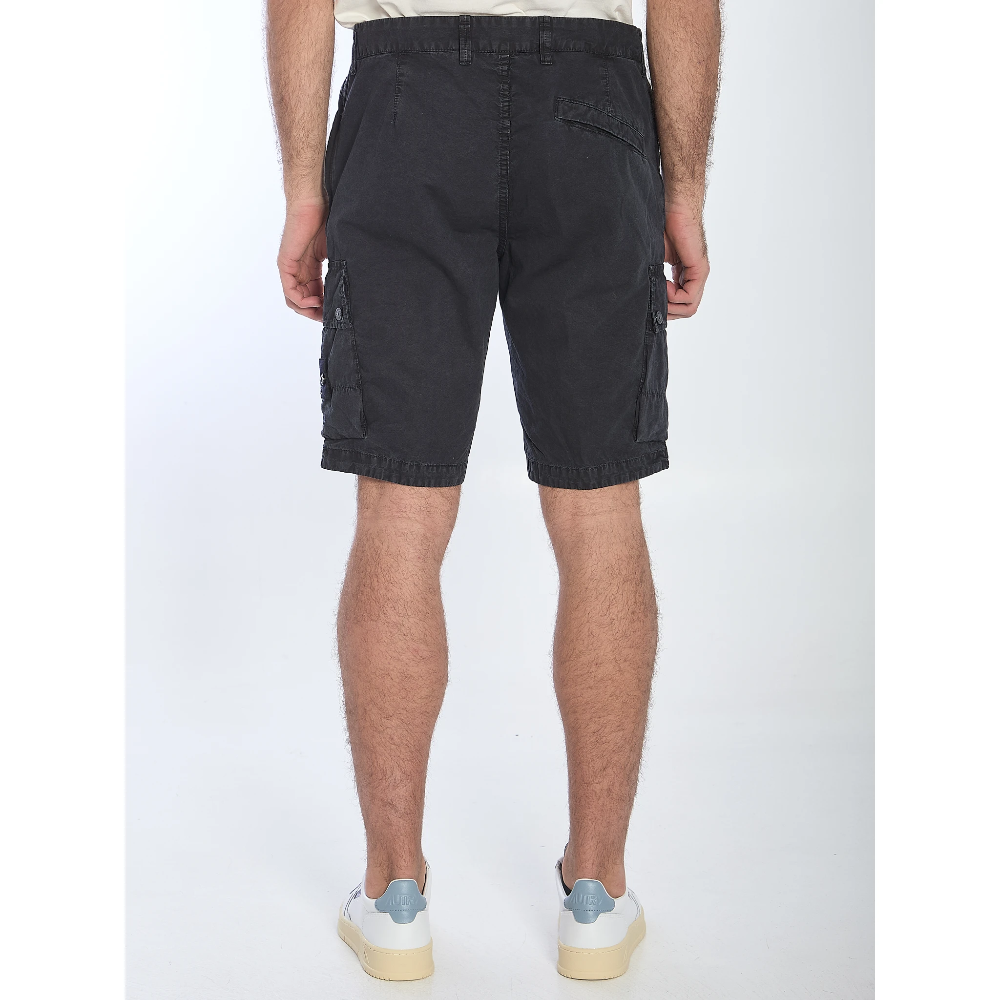 Slim cargo bermuda shorts