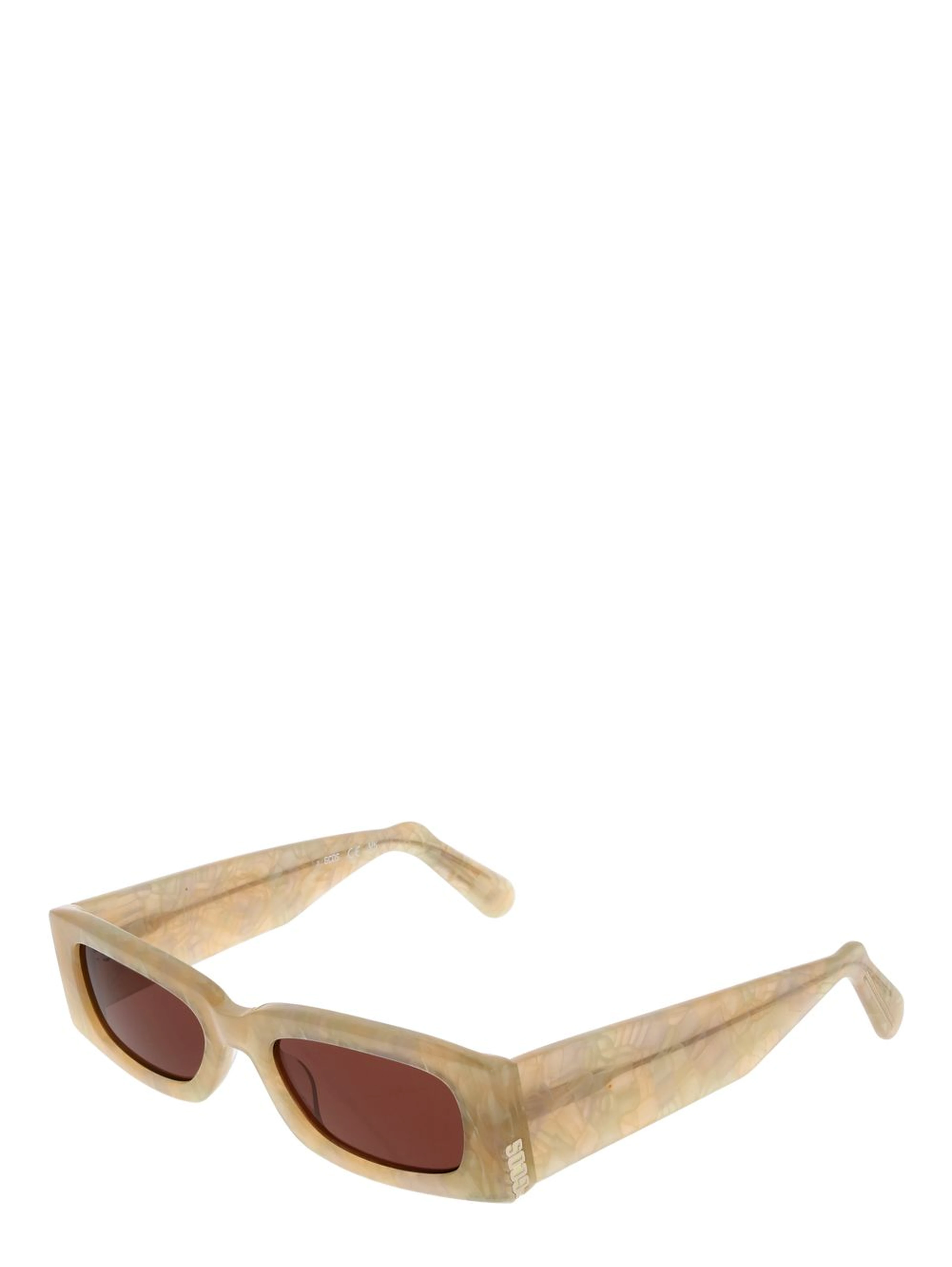 Cream Plastic Sunglasses