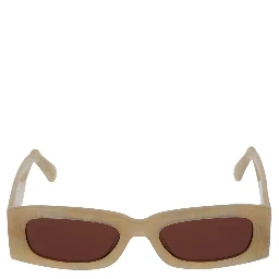 Cream Plastic Sunglasses