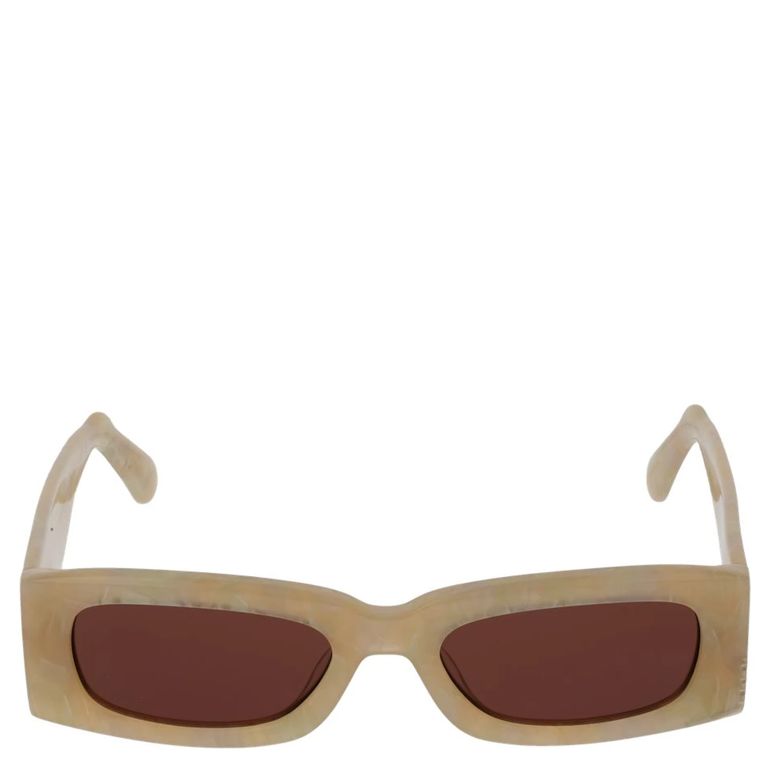 Cream Plastic Sunglasses