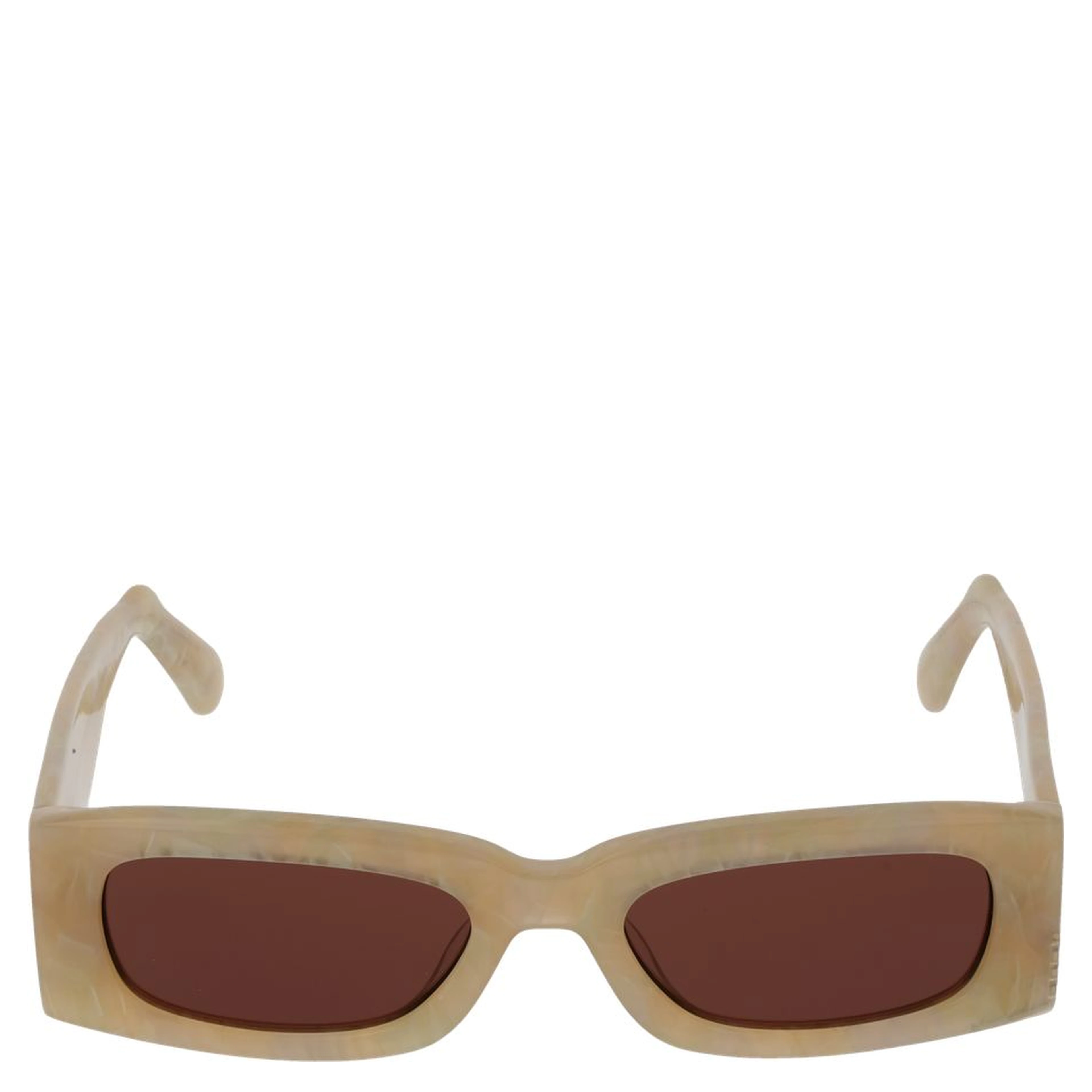 Cream Plastic Sunglasses