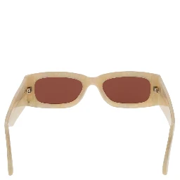 Cream Plastic Sunglasses