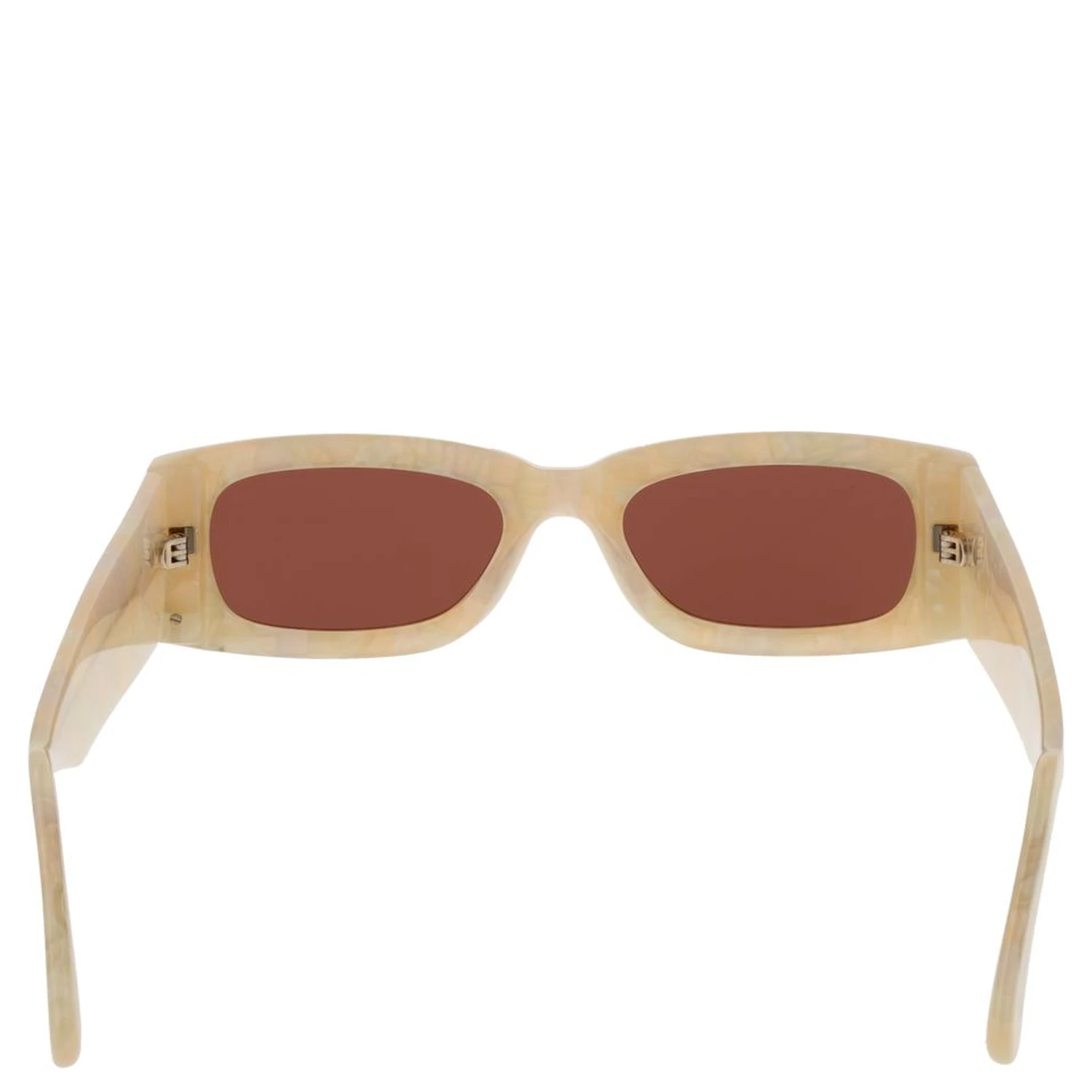 Cream Plastic Sunglasses