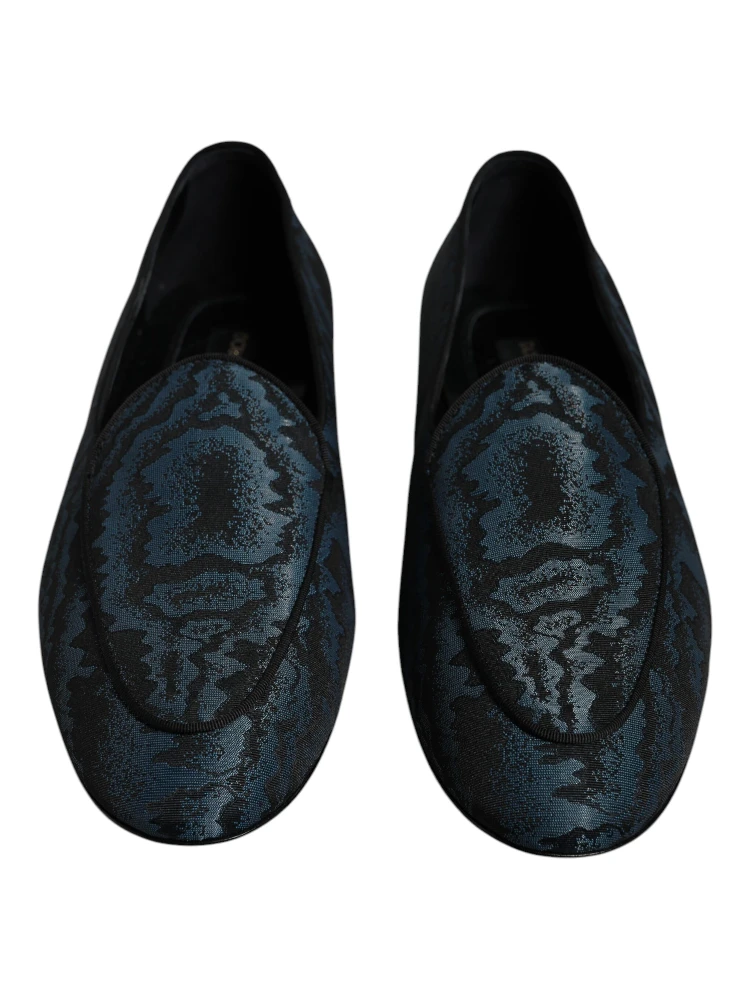 Blue Black Flats Men Loafers Dress Shoes alternative