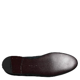 Blue Black Flats Men Loafers Dress Shoes