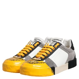 Multicolor Leather DNA Low Top Sneakers Shoes