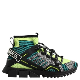 Multicolor Sorrento Logo Sneakers Socks Shoes