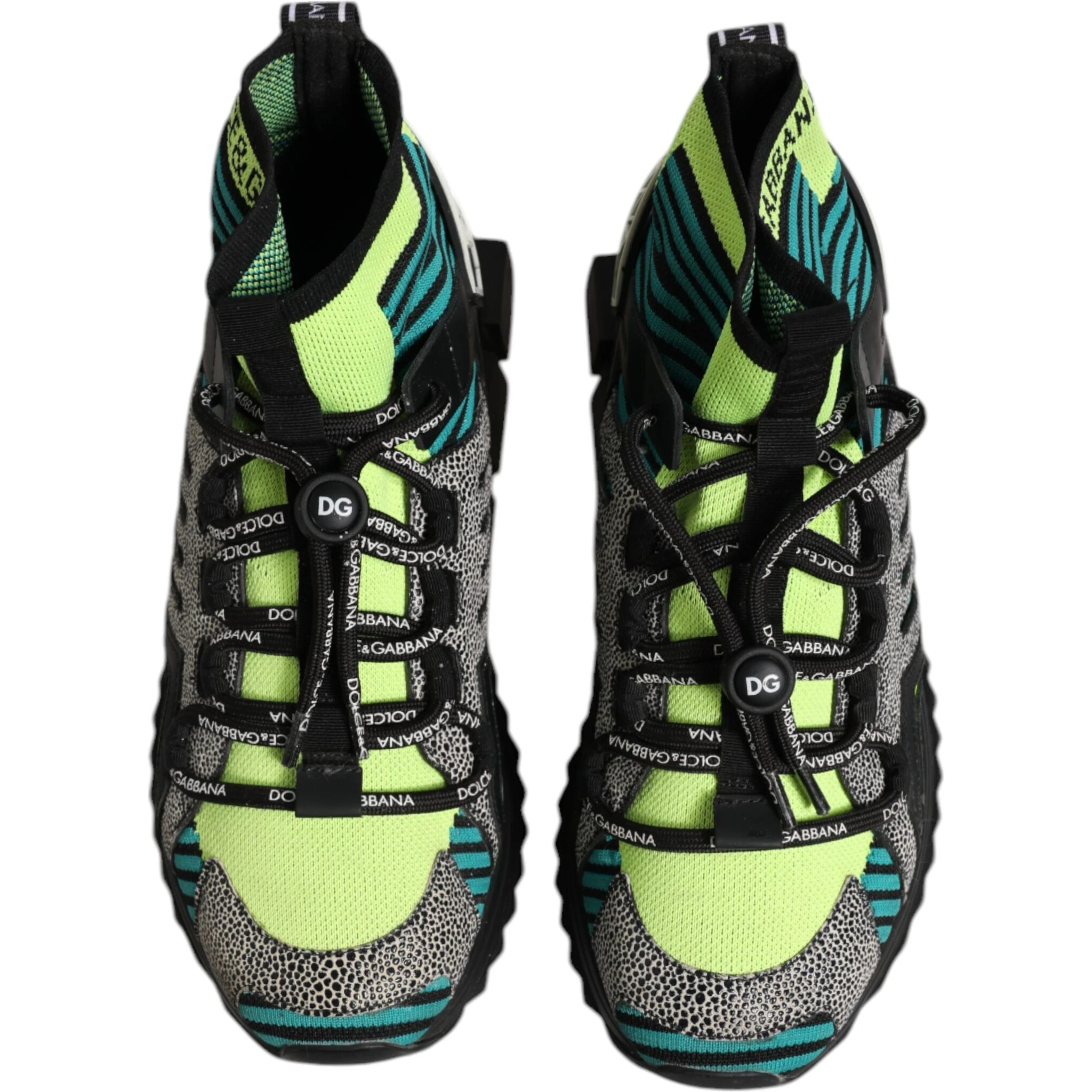 Multicolor Sorrento Logo Sneakers Socks Shoes