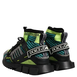 Multicolor Sorrento Logo Sneakers Socks Shoes