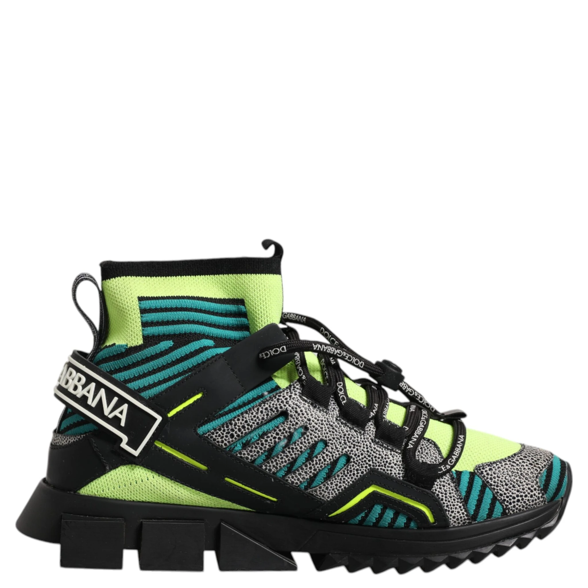 Multicolor Sorrento Logo Sneakers Socks Shoes