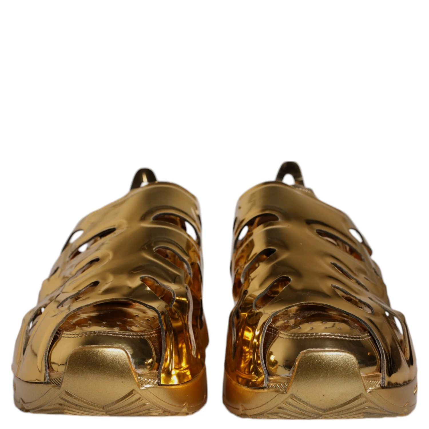 Gold Daymaster Leather Low Top Sneakers Shoes