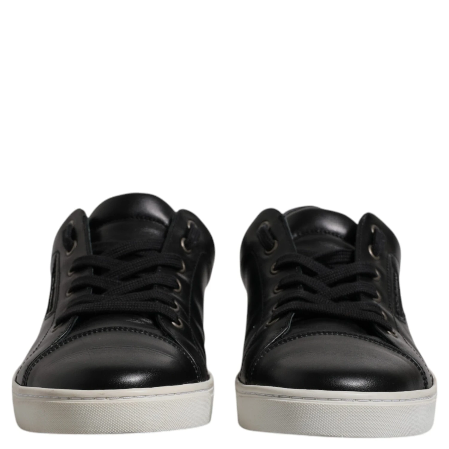 Black London Nappa Leather Men Sneakers Shoes