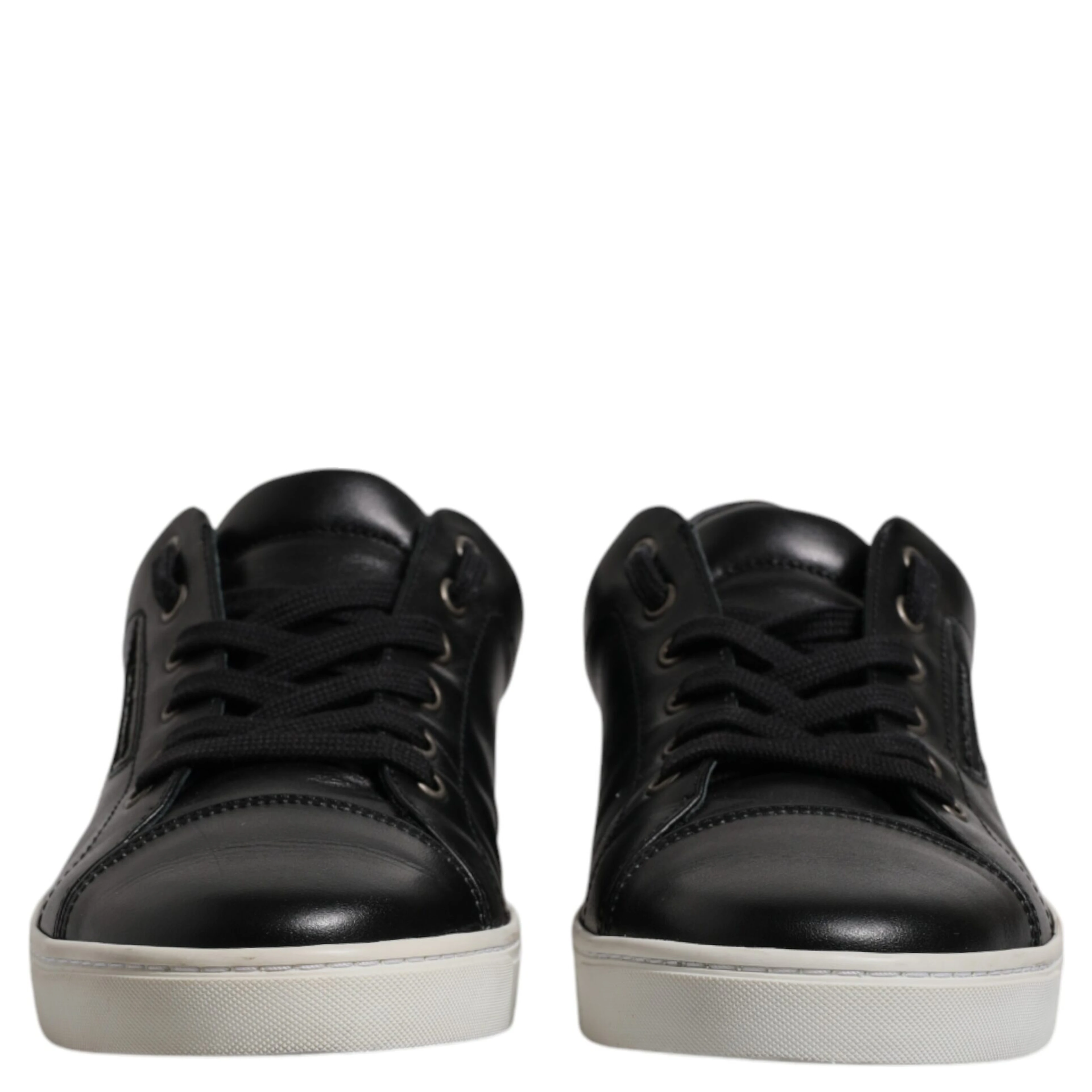 Black London Nappa Leather Men Sneakers Shoes