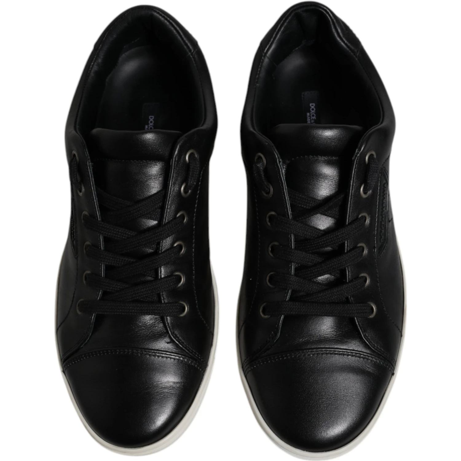 Black London Nappa Leather Men Sneakers Shoes