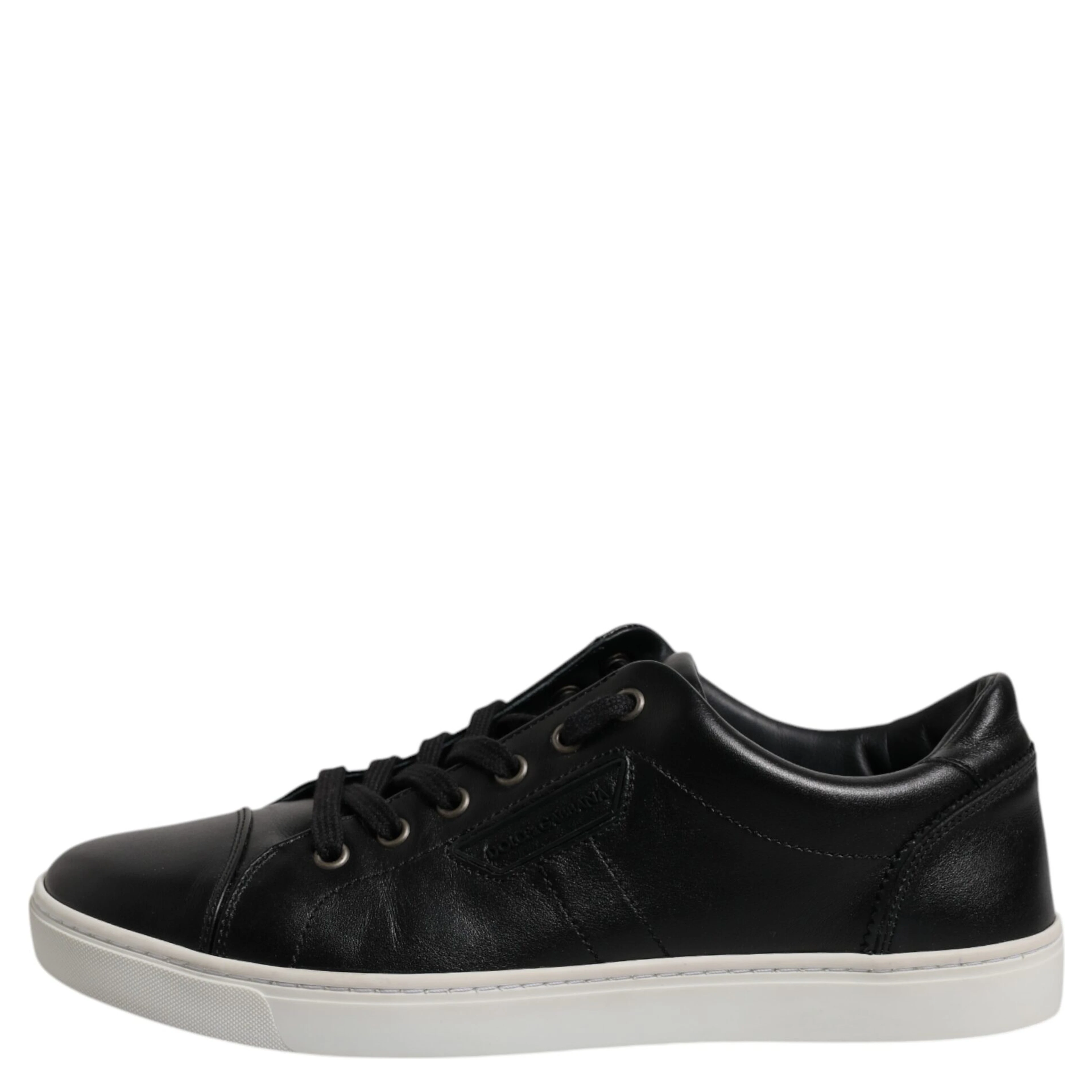 Black London Nappa Leather Men Sneakers Shoes