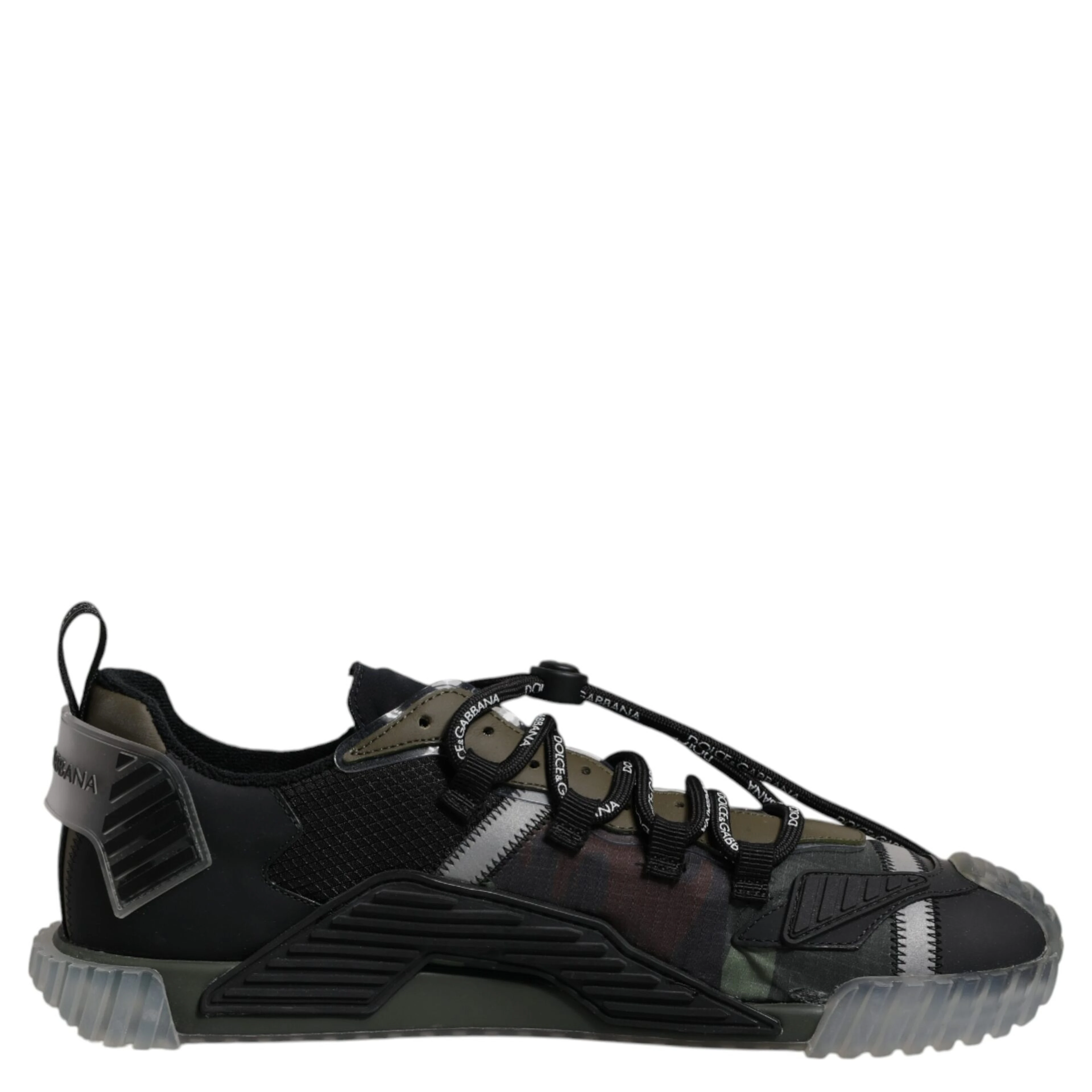Black Green Camo NS1 Low Top Sneakers Shoes