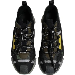 Black Green Camo NS1 Low Top Sneakers Shoes