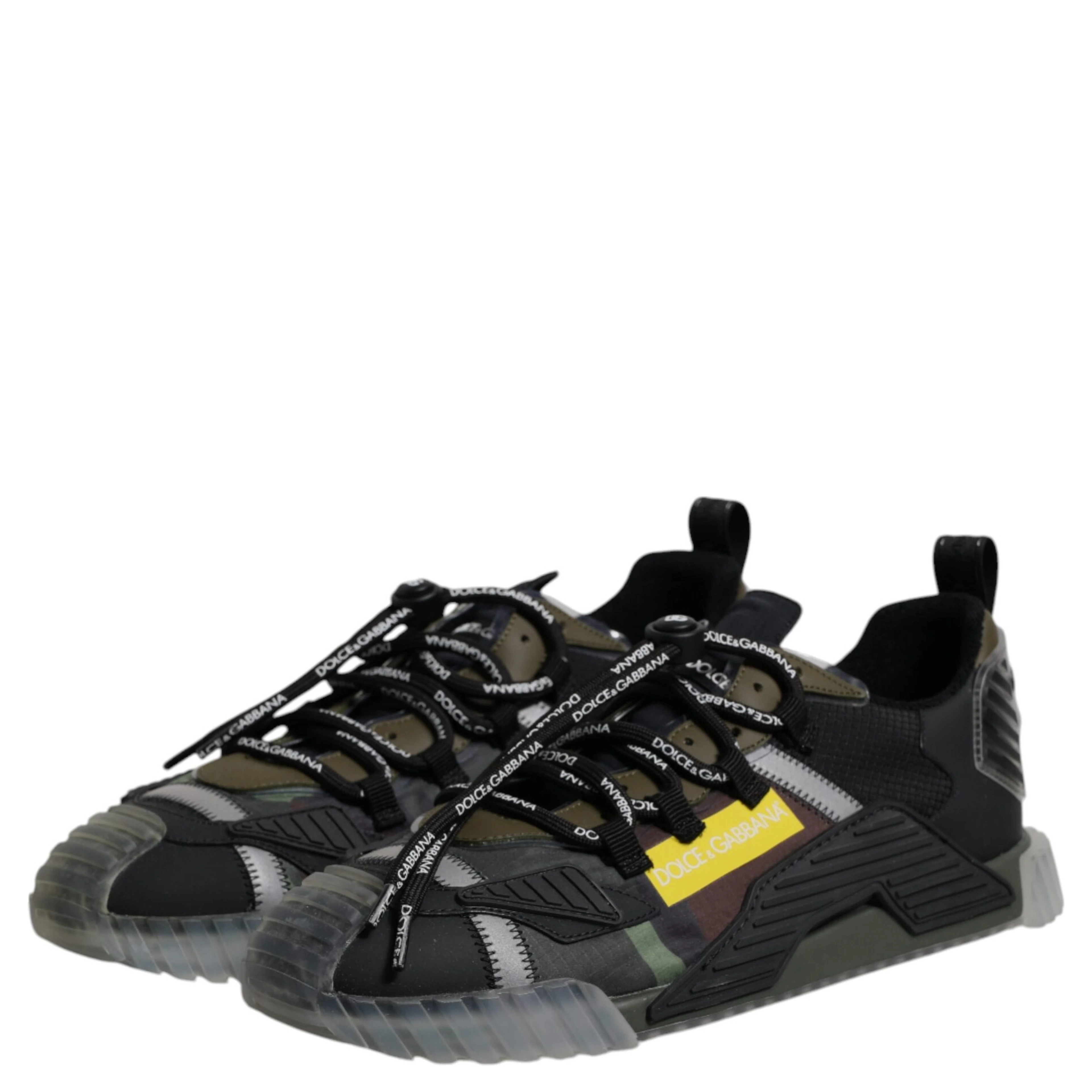 Black Green Camo NS1 Low Top Sneakers Shoes