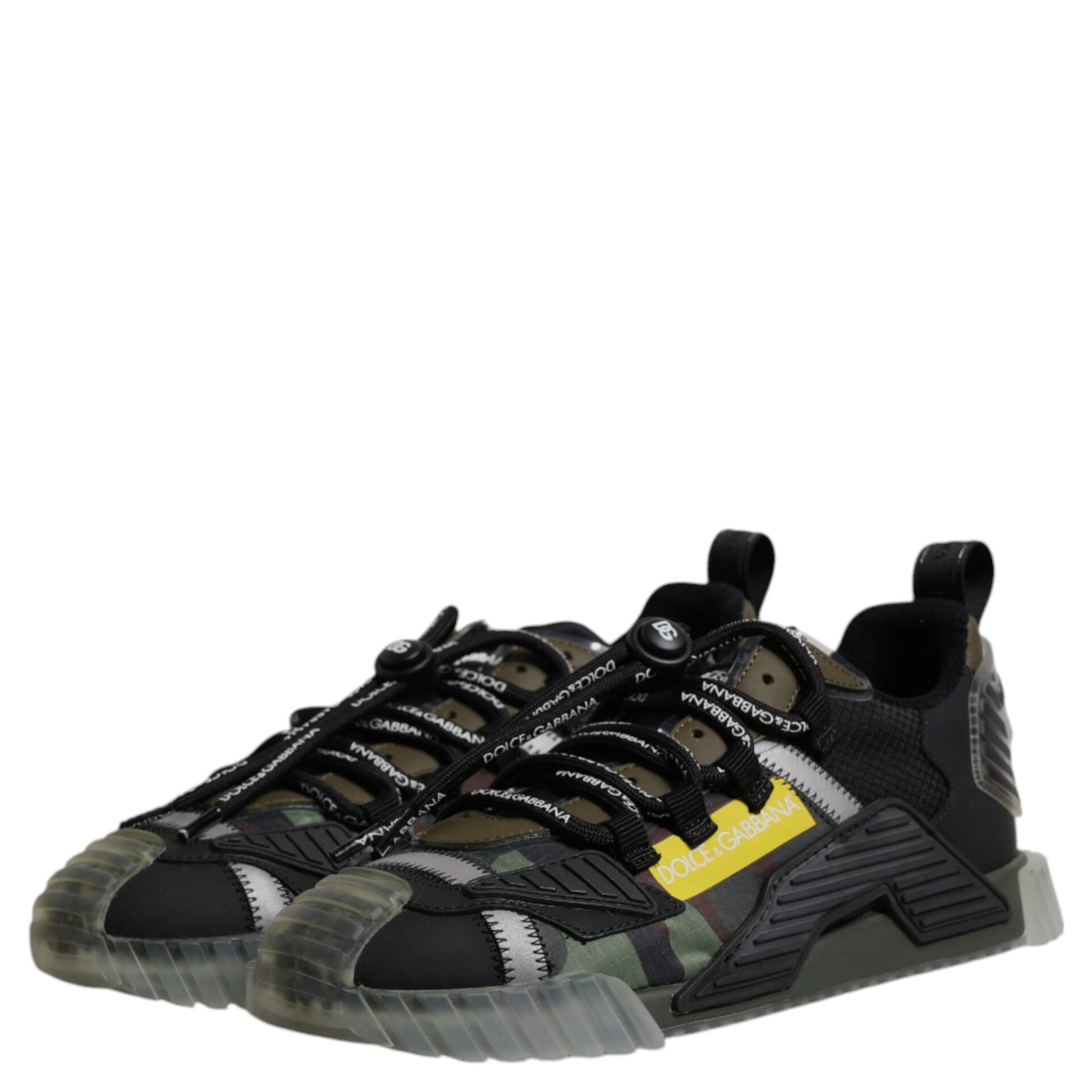 Black Green Camo NS1 Low Top Sneakers Shoes