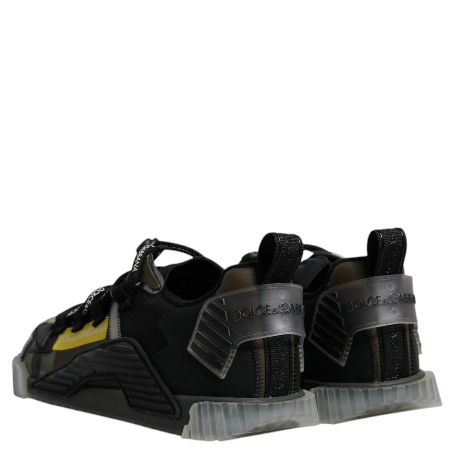 Black Green Camo NS1 Low Top Sneakers Shoes