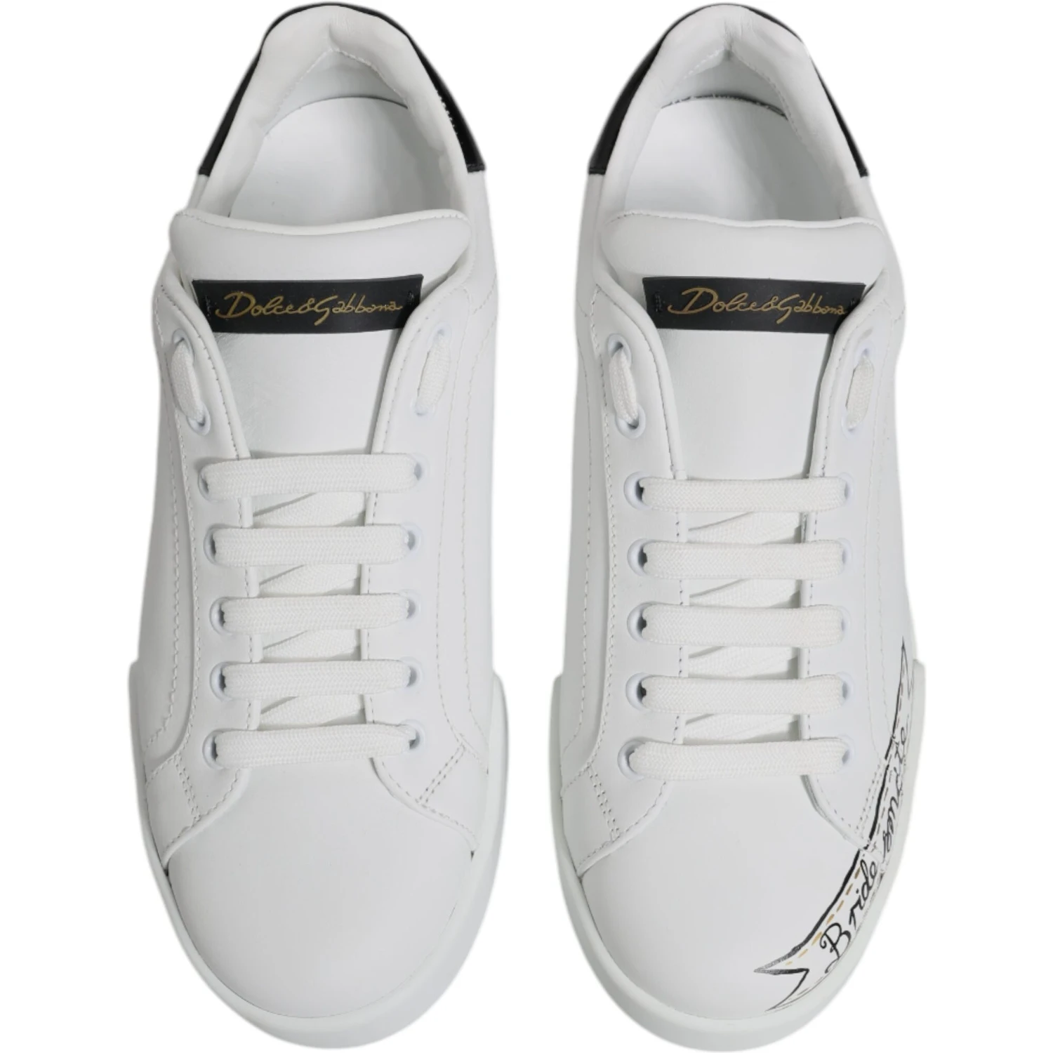 White Leather Low Top Lace Up Sneakers Shoes