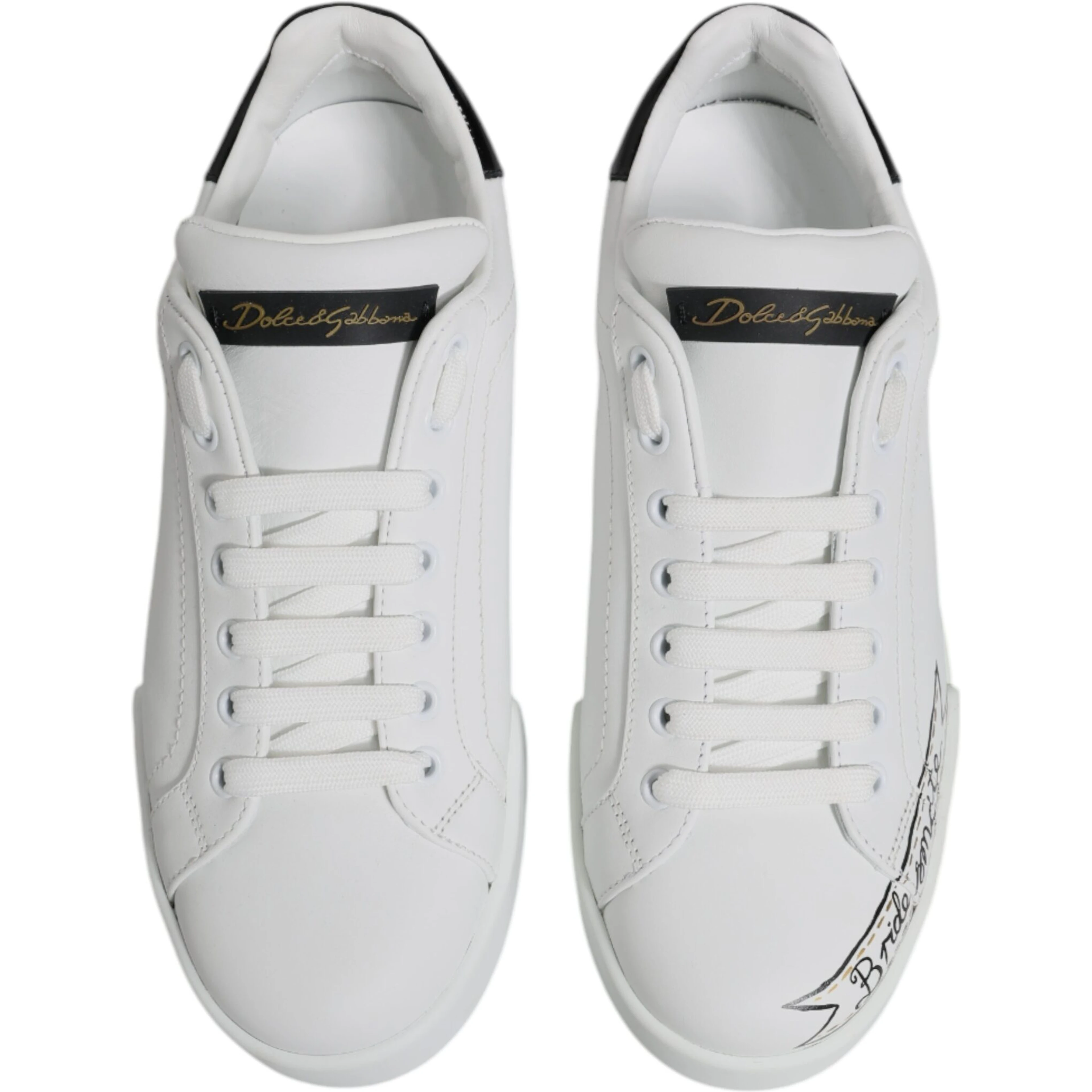 White Leather Low Top Lace Up Sneakers Shoes