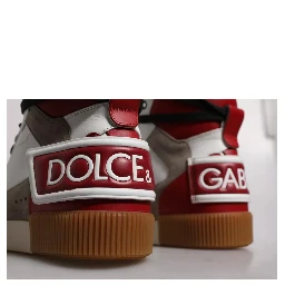 Multicolor Leather High Top Sneakers Shoes