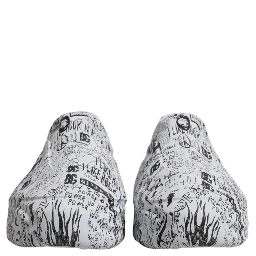 White Black Graffiti Daymaster Sneakers Shoes